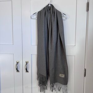 NEW Halara Gray Scarf Size OS One Size with Fringe